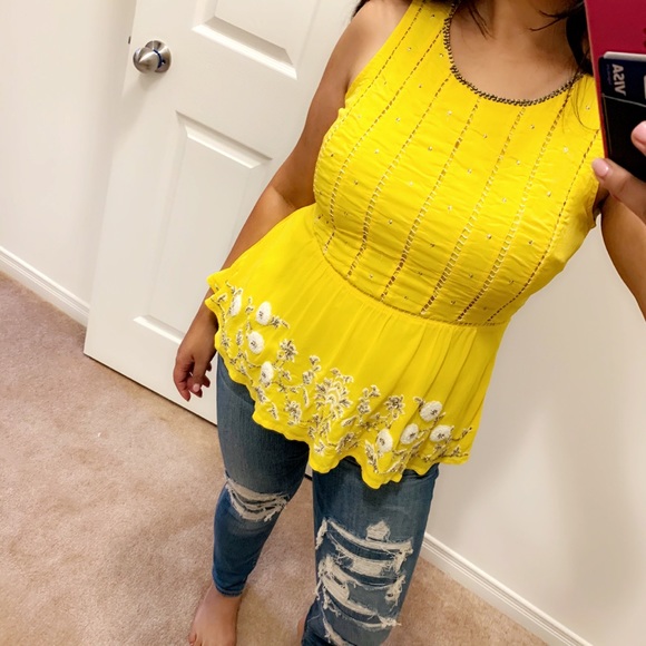 Maeve Anthropologie Blouse Embroidered - Picture 2 of 7